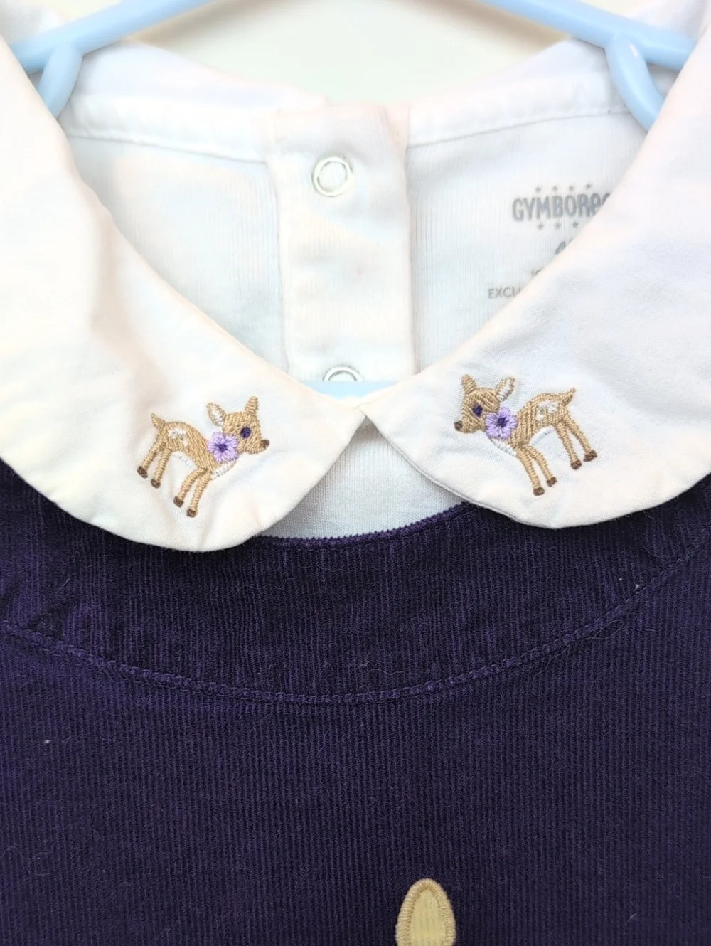 Gymboree Deer Corduroy Dress Set 4T PLAY